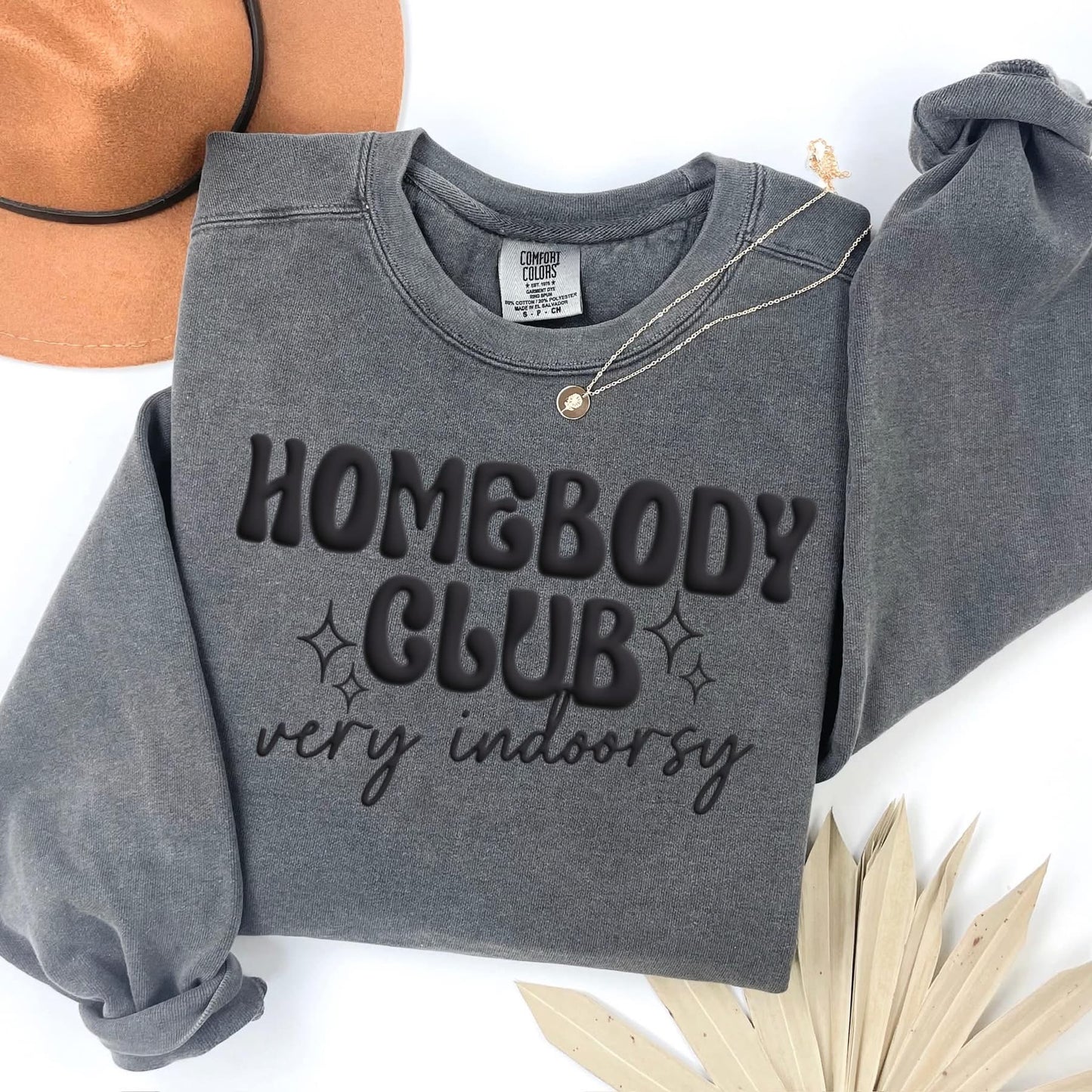 Homebody Club Puff print