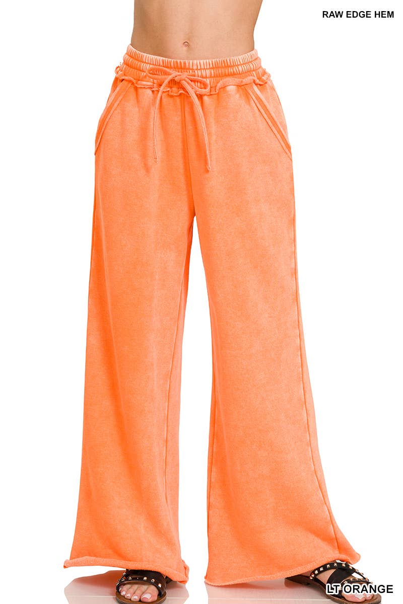 Acid Wash Fleece Sweatpants