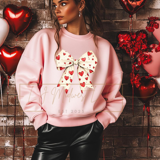 Valentine Heart Bow