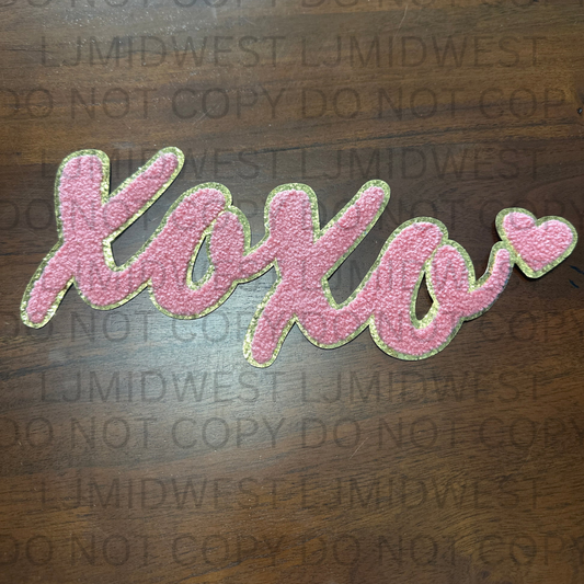 Chenille Valentines Patches