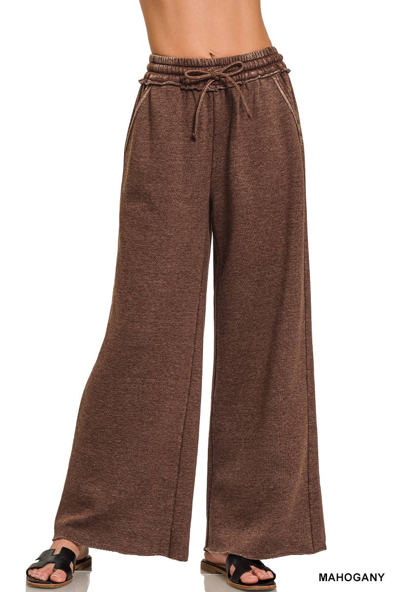 Acid Wash Fleece Sweatpants