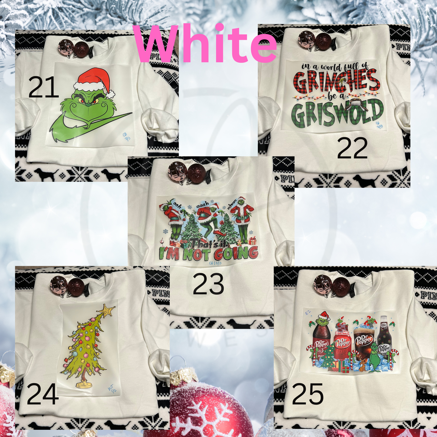 “White”. Christmas Tower